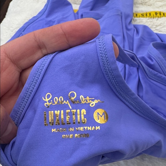 Lilly Pulitzer LUXLETIC TANK UPF 50t Purple, NWT, M Orig$68 - Picture 6 of 6